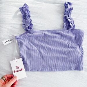 NWT Aritzia Sun-Deh Firecracker Tank in Lavender